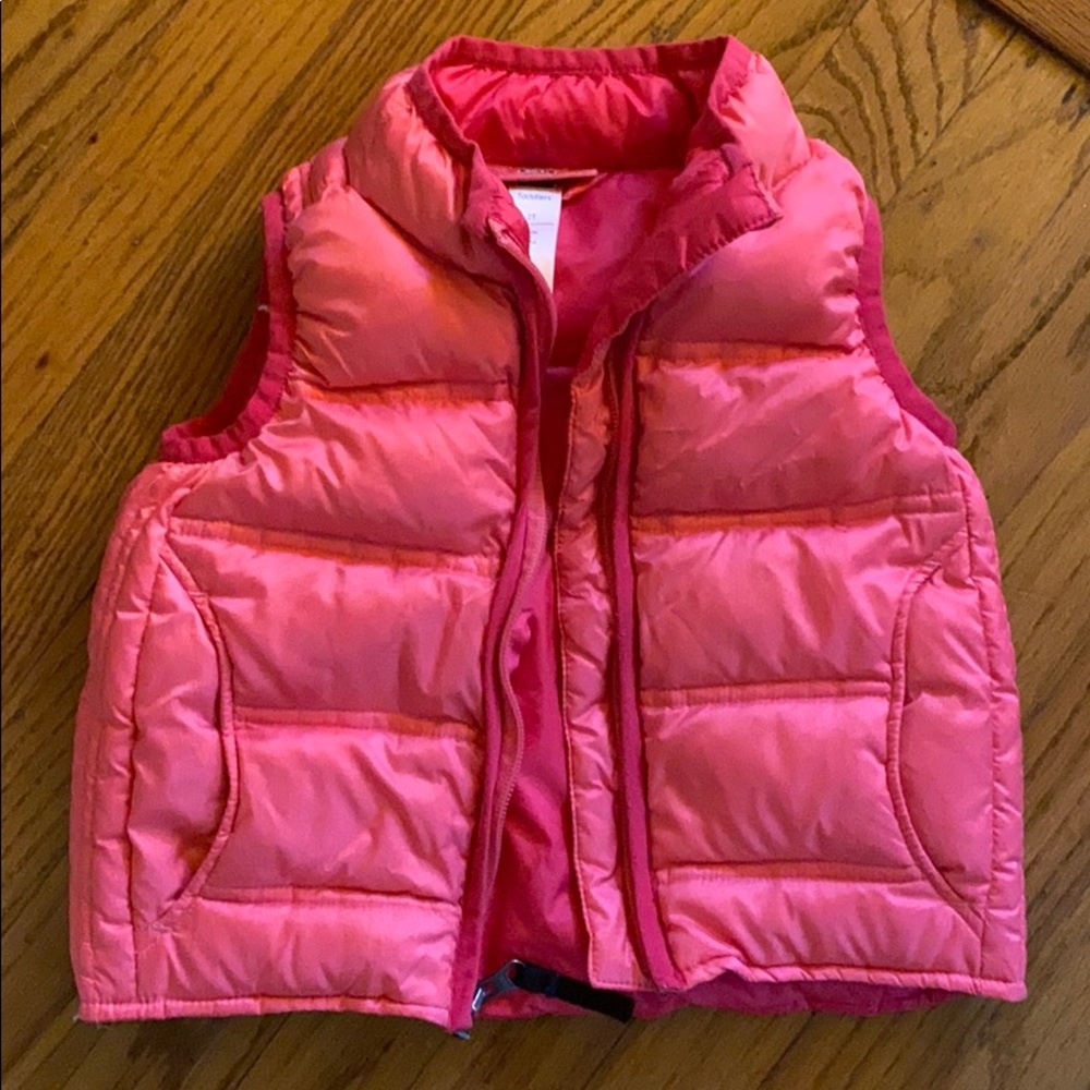 REI 2t pink down vest